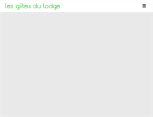 Tablet Screenshot of lelodge-saint-thurien.com